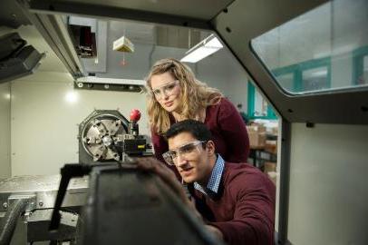 Students in a lab