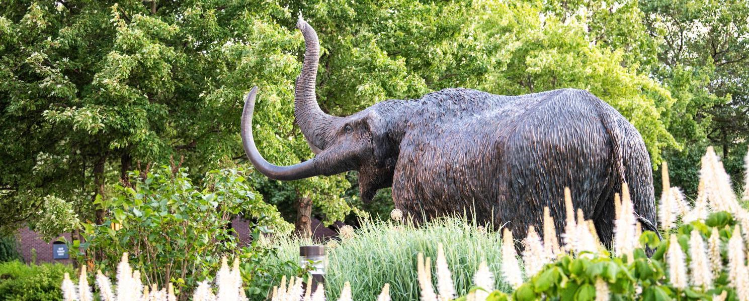 Mastodon statue